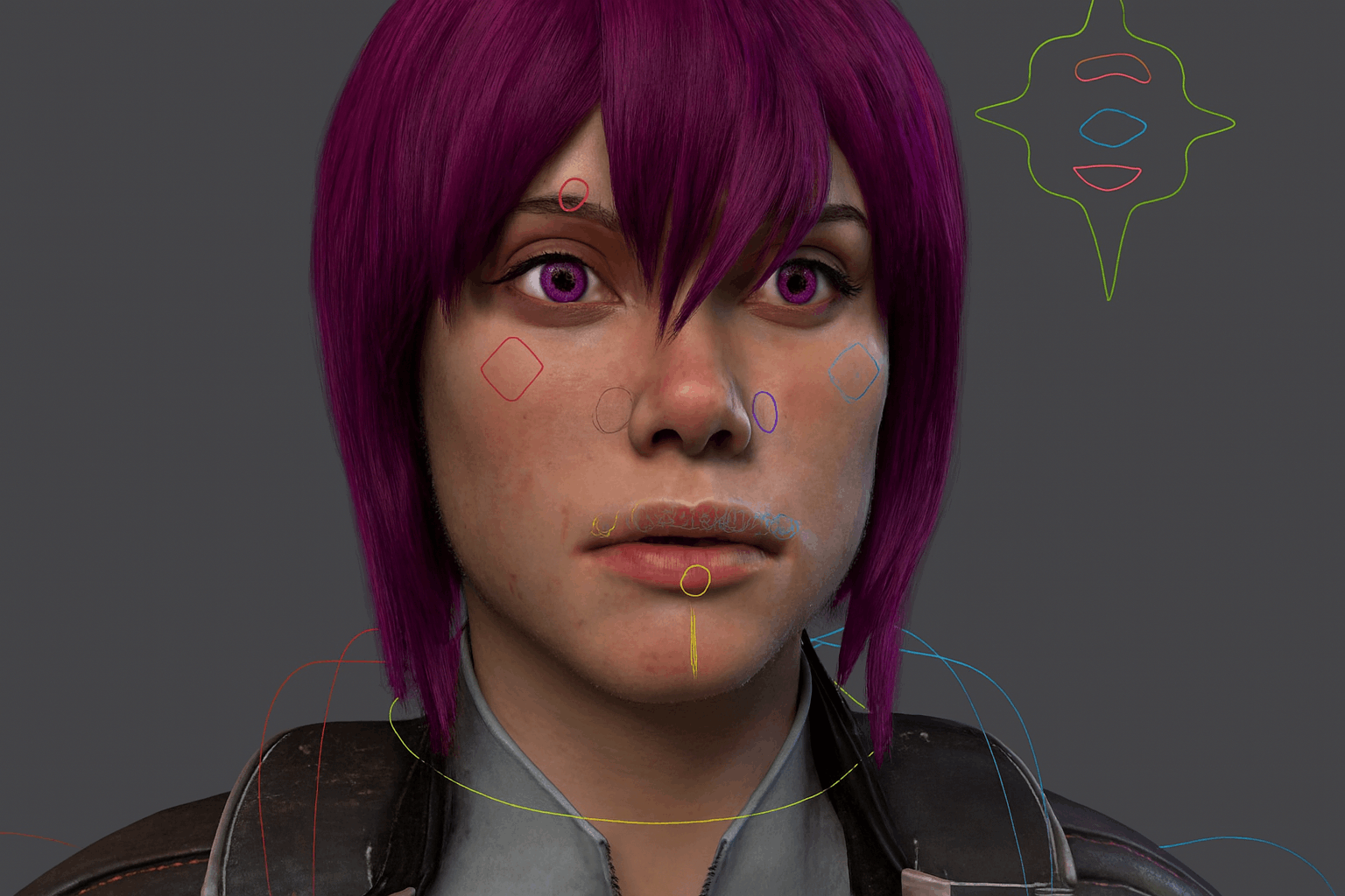Character LookDev & Rigging — Characters game art